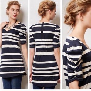 Anthropologie Deletta Ruched Tunic/Dress